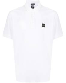 BOSS logo-print polo shirt - White