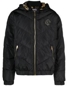 VERSACE JEANS COUTURE - REVERSIBLE NYLON LOGO JACKET - Eleonora Bonucci