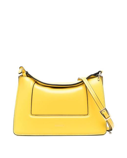 Le Parmentier Lime San Pedro Leather Shoulder Bag at FORZIERI