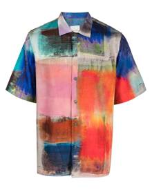 Paul Smith all-over graphic-print shirt - Blue