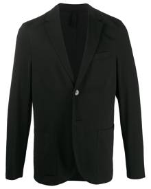 Harris Wharf London textured relaxed blazer - Black