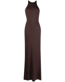Elisabetta Franchi open-back sleeveless dress - Brown Elisabetta Franchi open-back sleeveless dress - Brown