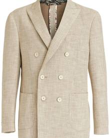 ETRO double-breasted peak-lapel blazer - Neutrals