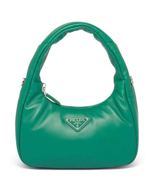 Womens Prada green Leather Emblème Cross-Body Bag | Harrods # {CountryCode}