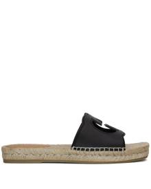 Black gucci slides online men