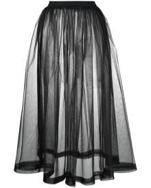 Parlor pleated midi skirt - Black