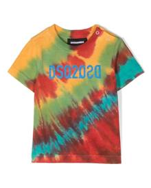 DSQUARED2 KIDS logo tie-dye t-shirt