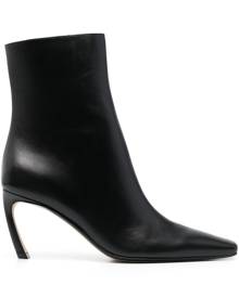 Lanvin Swing 70 leather boots - Black