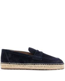 Gianvito Rossi suede / jute espadrilles - Blue