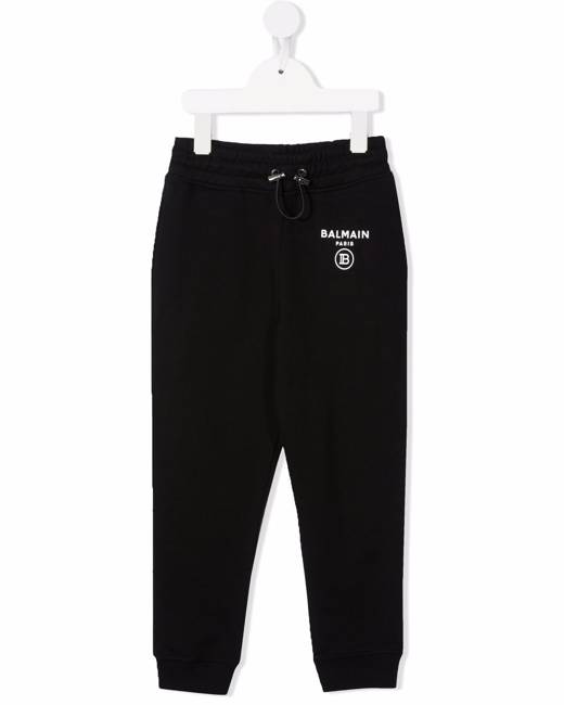 BALMAIN Ribbed cotton and cashmere-blend track pants | NET-A-PORTER