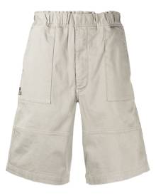 izzue elasticated-waist bermuda shorts - Grey