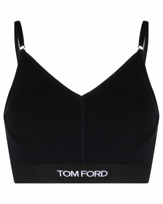 TOM FORD Logo Band Jersey Bralette