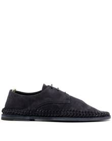 Officine Creative lace-up suede brogues - Blue