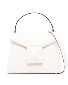 Valentino Garavani One Stud leather tote bag - White
