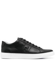 Corneliani Boston low-top leather sneakers - Black