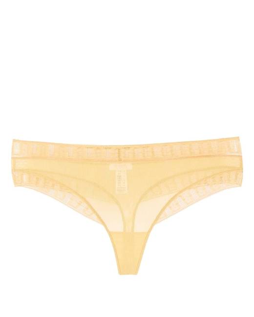 Yellow Women's Underwear Thongs - Clothing