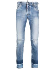 Dsquared2 skinny washed denim jeans - Blue