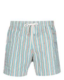 Canali striped swimming shorts - Blue