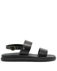 Ancient Greek Sandals Timon leather greek sandals - Black