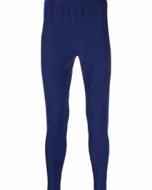 Moncler Grenoble logo-print skinny trousers - Blue