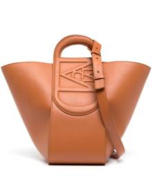 MCM large Travia leather tote bag - Brown