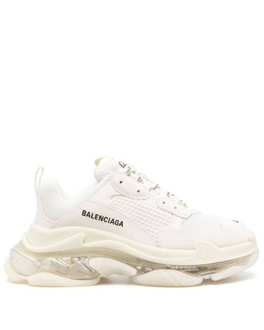 Balenciaga Women's Triple S Clear Sole Sneaker - Pink - Size 5