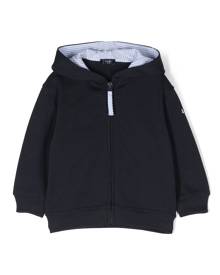 Il Gufo zipped-up hooded jacket - Blue