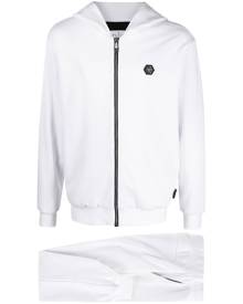 Philipp Plein logo-patch tracksuit set - White