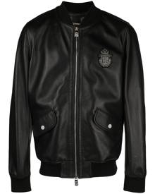 Billionaire Nappa sheepskin bomber jacket - Black