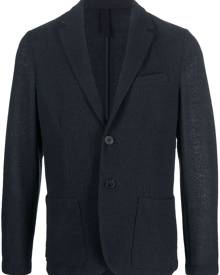 Harris Wharf London single-breasted button blazer - Blue