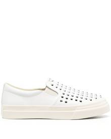 Junya Watanabe MAN x Stepney Workers Club leather sneakers - White