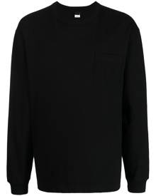 Suicoke Pocket-detail long-sleeve T-shirt - Black