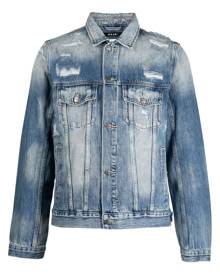 Ksubi distressed-effect denim jacket - Blue