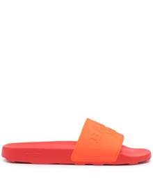 Bally logo-embossed slides - Orange