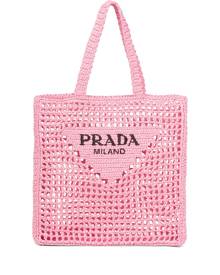 Prada woven tote bag - Pink