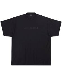 Balenciaga Black oversize T-shirt with logo