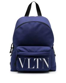 Valentino Garavani logo-print backpack - Blue