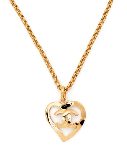 CHANEL Pre-Owned 2007 CC Clover Charm Necklace - Farfetch