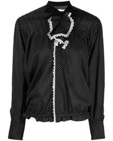 Comme des Garçons TAO polka-dot cotton shirt - Black