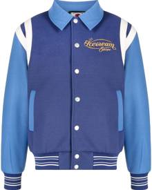 ICECREAM logo-embroidered bomber jacket - Blue