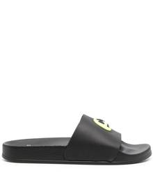 BARROW logo-print flat slides - Black