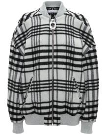 JW Anderson check-print bomber jacket - White