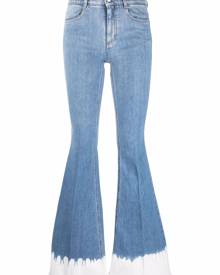 Stella McCartney 70's dip dye flared jeans - Blue