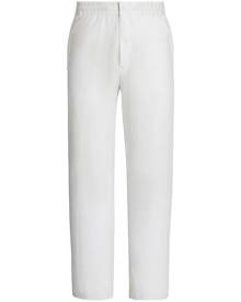 Zegna linen track pants - White