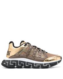 Versace Trigreca Allover-print sneakers - Brown