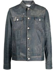 Private Stock The François distressed-effect jacket - Blue