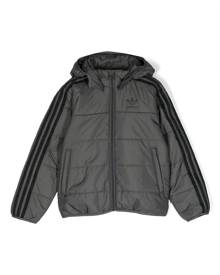 adidas Kids logo-print puffer jacket - Grey