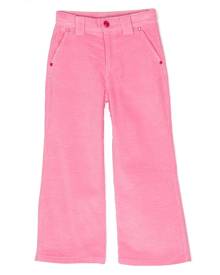 Marc Jacobs Kids high-waisted corduroy trousers - Pink