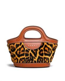 Marni Tropicalia leaopard-print tote bag - Multicolour