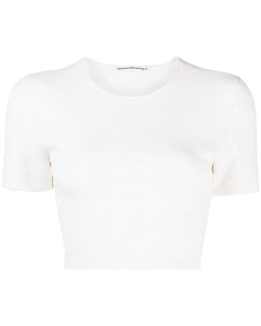 Alexander Wang Women's Crop T-Shirts - Clothing